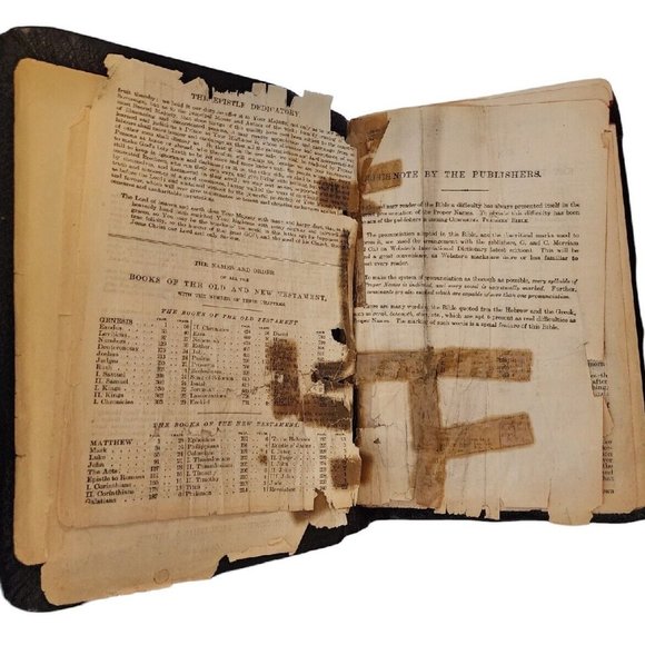 Antique Holy Bible Self Pronouncing Teacher’s Edition Concordia St Louis 1923 - Picture 5 of 15